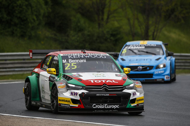 25 BENNANI Mehdi (mar) Citroen C Elysee team Sebastien Loeb racing action during the 2016 FIA WTCC World Touring Car Race of Hungary at hungaroring, Budapest from April 22 to 24, 2016 - Photo Florent Gooden / DPPI
