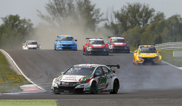12 HUFF Rob (GBR) Honda Civic team Honda racing Jas action during the 2016 FIA WTCC World Touring Car Championship race of Slovakia at Slovakia Ring, from April 15 to 17 2016 - Photo François Flamand / DPPI.