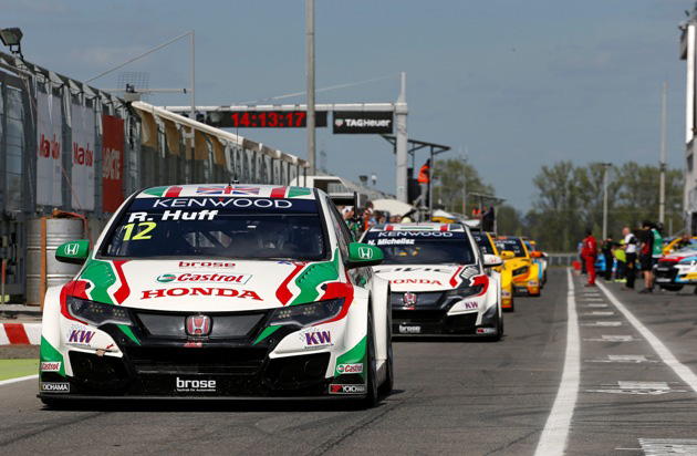 12 HUFF Rob (GBR) Honda Civic team Honda racing Jas action during the 2016 FIA WTCC World Touring Car Championship race of Slovakia at Slovakia Ring, from April 15 to 17 2016 - Photo François Flamand / DPPI.