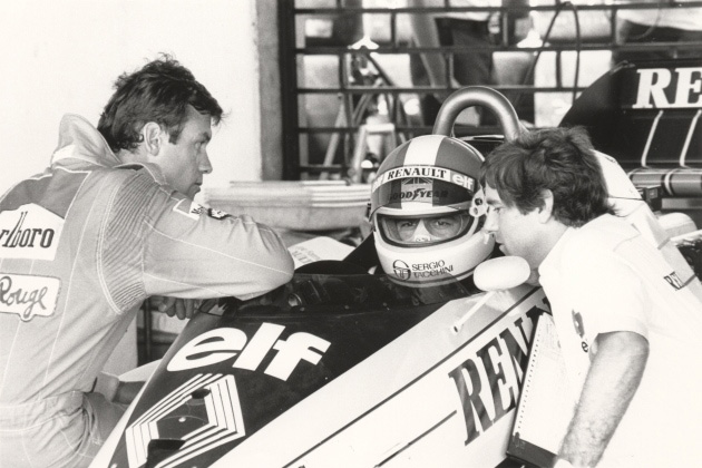 Patrik Tambe, Derek Vorik i Dzon Dzentri - Reno F1 1985