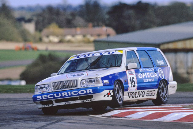 Thruxton, England. 2nd - 4th April 1994. Rd 1. Rickard Rydell, Volvo 850 SE/GLT 2.0, 15th position, action. World Copyright: LAT Photographic. Ref: Colour Transparency.