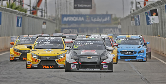 Start Race 1 during the 2016 FIA WTCC World Touring Car Race of Morocco at Marrakech, from May 6 to 8 2016 - Photo Francois Flamand / DPPI