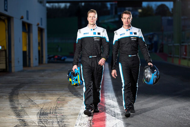 VALLELUNGA 2016-03-03 WTCC, Polestar, Thed Björk och Fredrik Ekblom. Foto: Andreas Hillergren