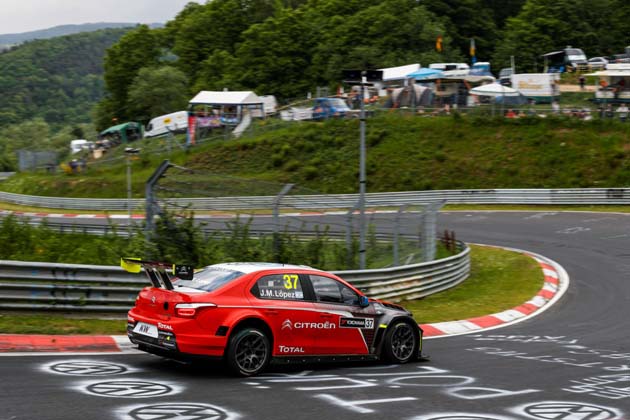 37 LOPEZ Jose Maria (arg) Citroen C Elysee team Citroen TOTAL WTCC action during the 2016 FIA WTCC World Touring Car Race of Nurburgring, Germany from May 27 to 29 - Photo Florent Gooden / DPPI
