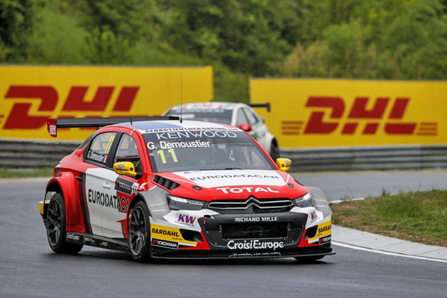 11 DEMOUSTIER Gregoire (fra) Citroen C Elysee team Sebastien Loeb racing action during the 2016 FIA WTCC World Touring Car Race of Hungary at hungaroring, Budapest from April 22 to 24, 2016 - Photo Florent Gooden / DPPI