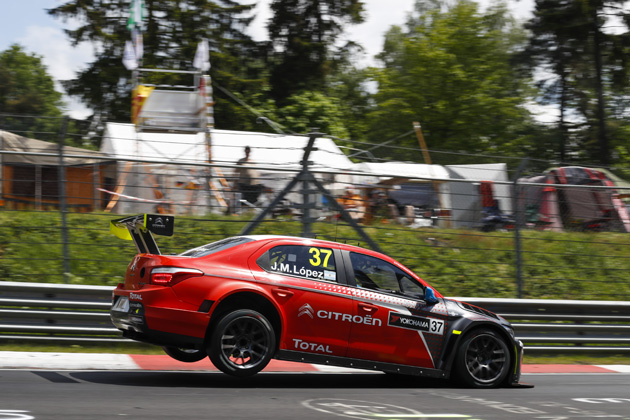37 LOPEZ Jose Maria (arg) Citroen C Elysee team Citroen TOTAL WTCC action during the 2016 FIA WTCC World Touring Car Race of Nurburgring, Germany from May 27 to 29 - Photo Florent Gooden / DPPI