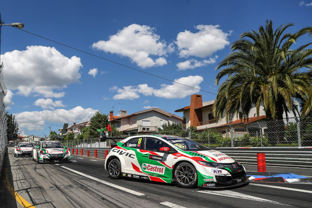 18 MONTEIRO Tiago (por) Honda Civic team Honda racing Jas action during the 2016 FIA WTCC World Touring Car Championship race of Portugal, Vila Real from July 24 to 26 - Photo Jorge Cunha / DPPI