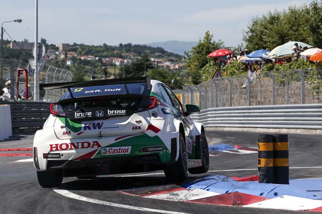 12 HUFF Rob (GBR) Honda Civic team Honda racing Jas action during the 2016 FIA WTCC World Touring Car Championship race of Portugal, Vila Real from July 24 to 26 - Photo Alexandre Guillaumot / DPPI