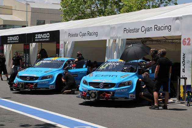 DAHLGREN Robert (swe) Volvo S60 team Volvo Polestar portrait ambiance BJORK Thed (swe) Volvo S60 team Volvo Polestar portrait ambiance during the 2016 FIA WTCC World Touring Car Championship race of Portugal, Vila Real from July 24 to 26 - Photo Jorge Cunha / DPPI