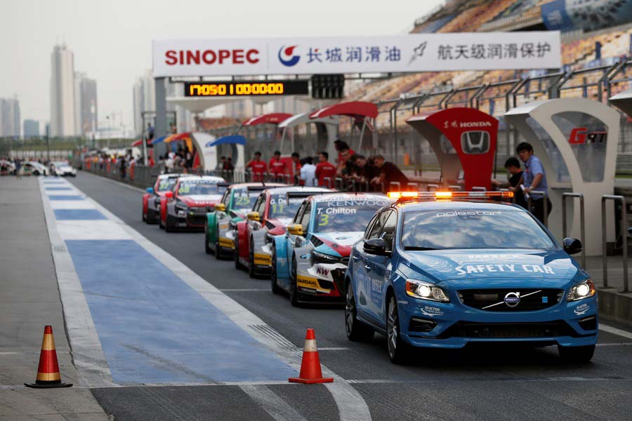 CHECK-DOWN Safety-Car during the 2016 FIA WTCC World Touring Car Championship at Shanghai, China, September 23 to 25 - Photo Jean Michel Le Meur / DPPI