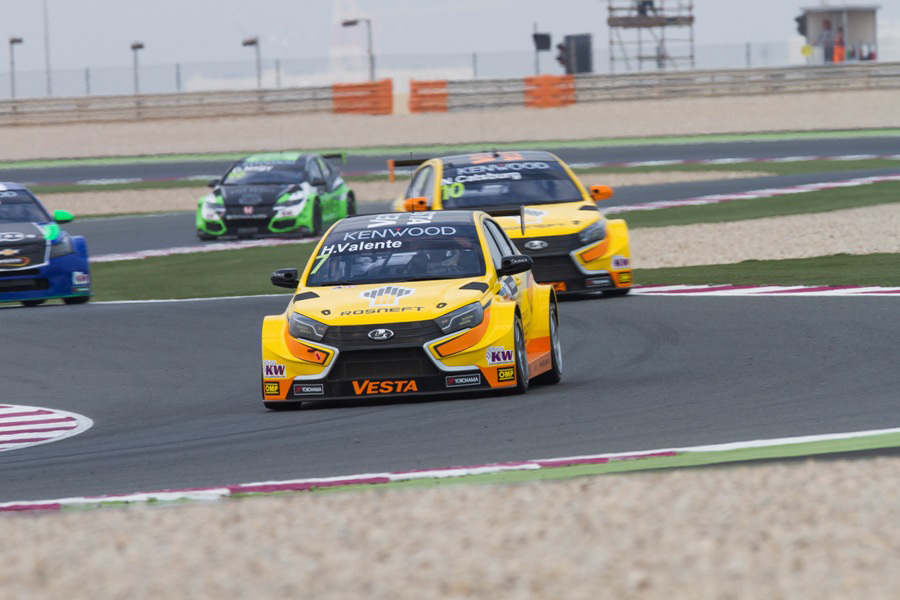 07 VALENTE Hugo (fra) Lada Vesta team Lada Sport Rosneft action during the 2016 FIA WTCC World Touring Car Championship race at Losail from November 23 to 25 Qatar - Antonin Grenier / DPPI