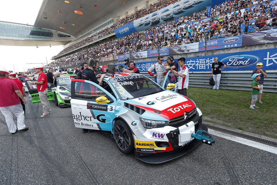 03 CHILTON Tom (gbr) Citroen C Elysee team Sebastien Loeb racing action during the 2016 FIA WTCC World Touring Car Championship at Shanghai, China, September 23 to 25 - Photo Jean Michel Le Meur / DPPI