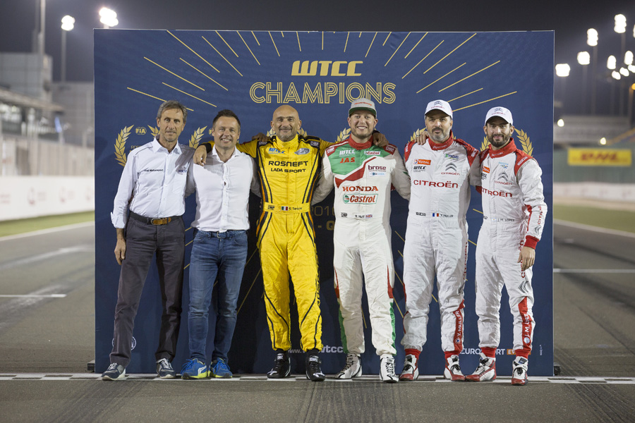 WTCC CHAMPIONS during the 2016 FIA WTCC World Touring Car Championship race at Losail from November 23 to 25 Qatar - Antonin Grenier / DPPI