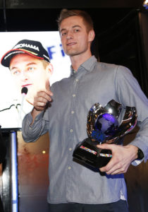 RIBEIRO François RICHARD Kris (che) Honda Civic team Rikli motorsport ambiance portrait during the prize giving ETCC Eurosport Events 2016 on December 3 at Paris , France - Photo Jean Michel Le Meur / DPPI